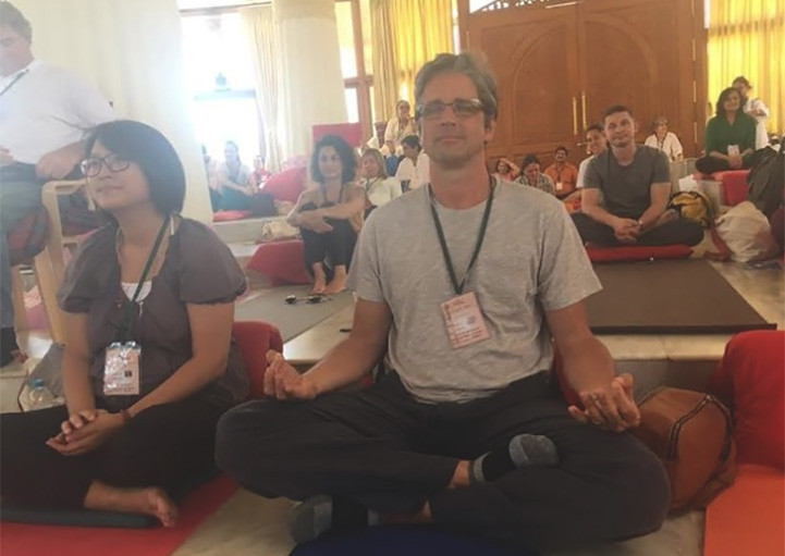 Louis Gagnon, president of Ride.com, on an Art of Living meditation retreat